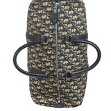 Christian Dior Vintage Navy Blue Trotter Boston Bag