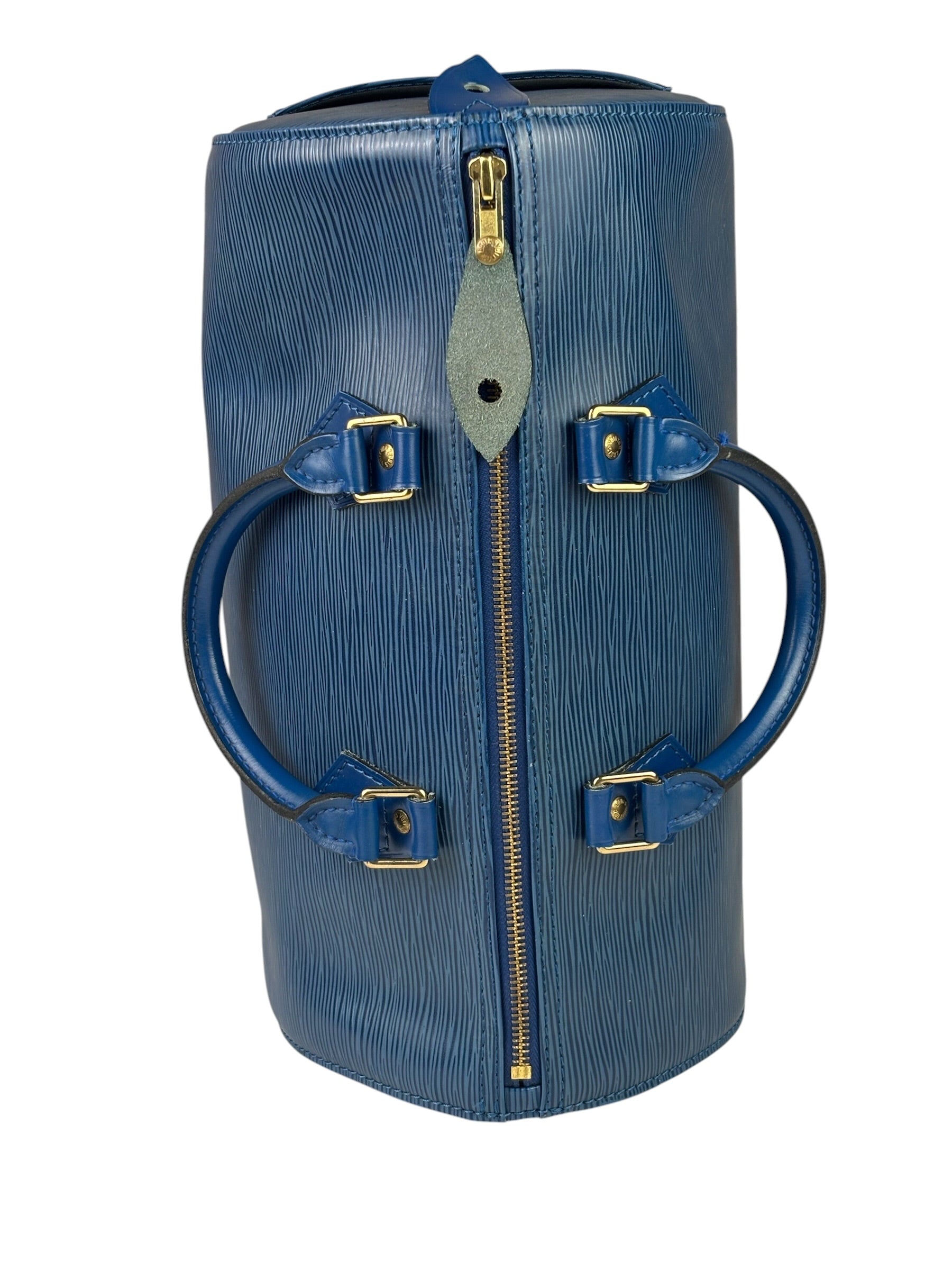 Louis Vuitton Blue Epi Leather Speedy 30