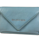 Balenciaga Baby Blue Tri-Fold Wallet