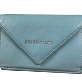 Balenciaga Baby Blue Tri-Fold Wallet