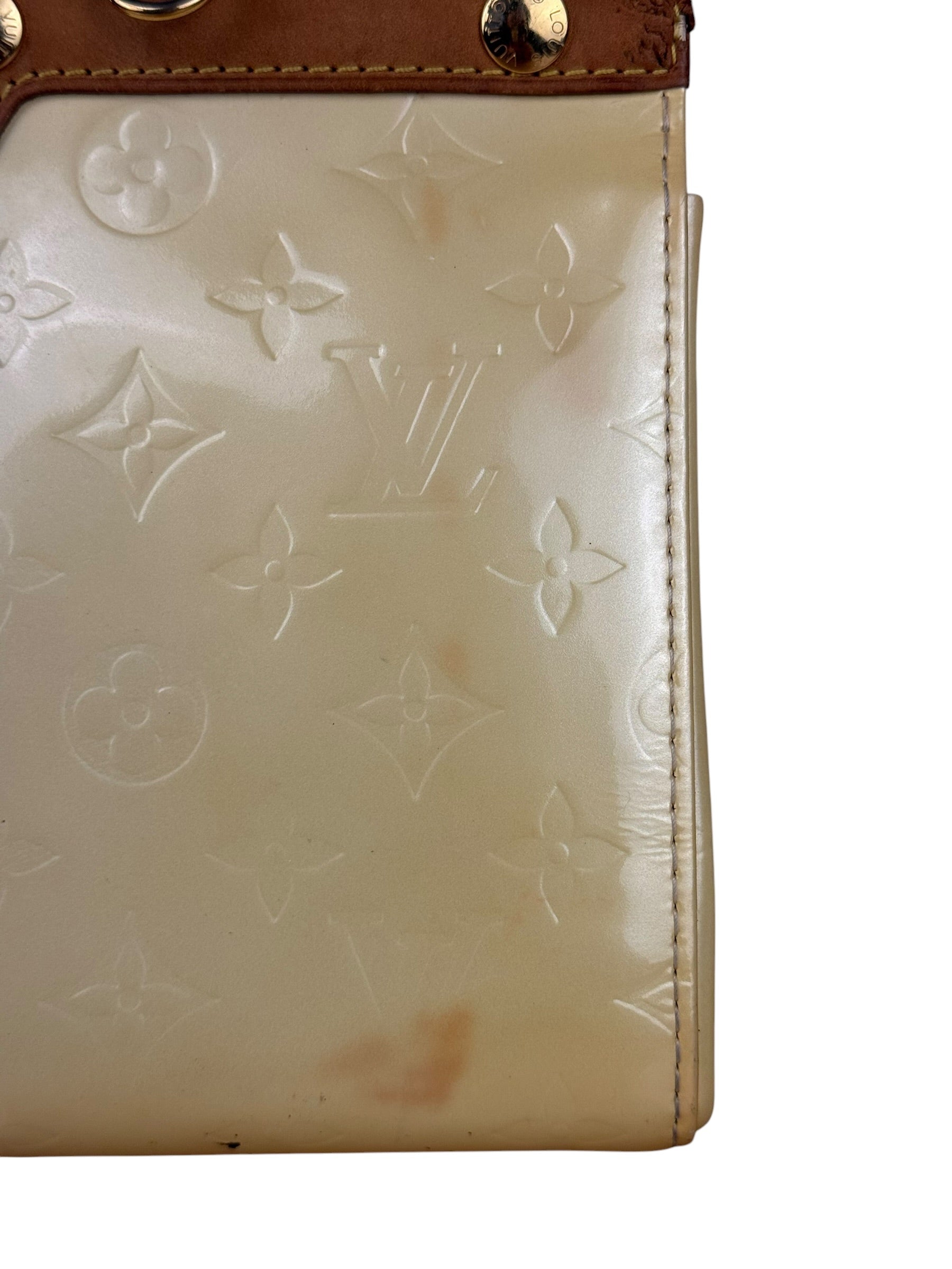 Louis Vuitton Yellow Monogram Vernis Roxbury Drive 2Way Handbag