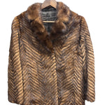 Vintage Brown Mink Fur Coat