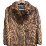 Vintage Brown Mink Fur Coat