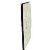 Coach Signature Canvas Card Case White