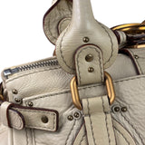 Chloe Beige Leather Paddington Shoulder Bag