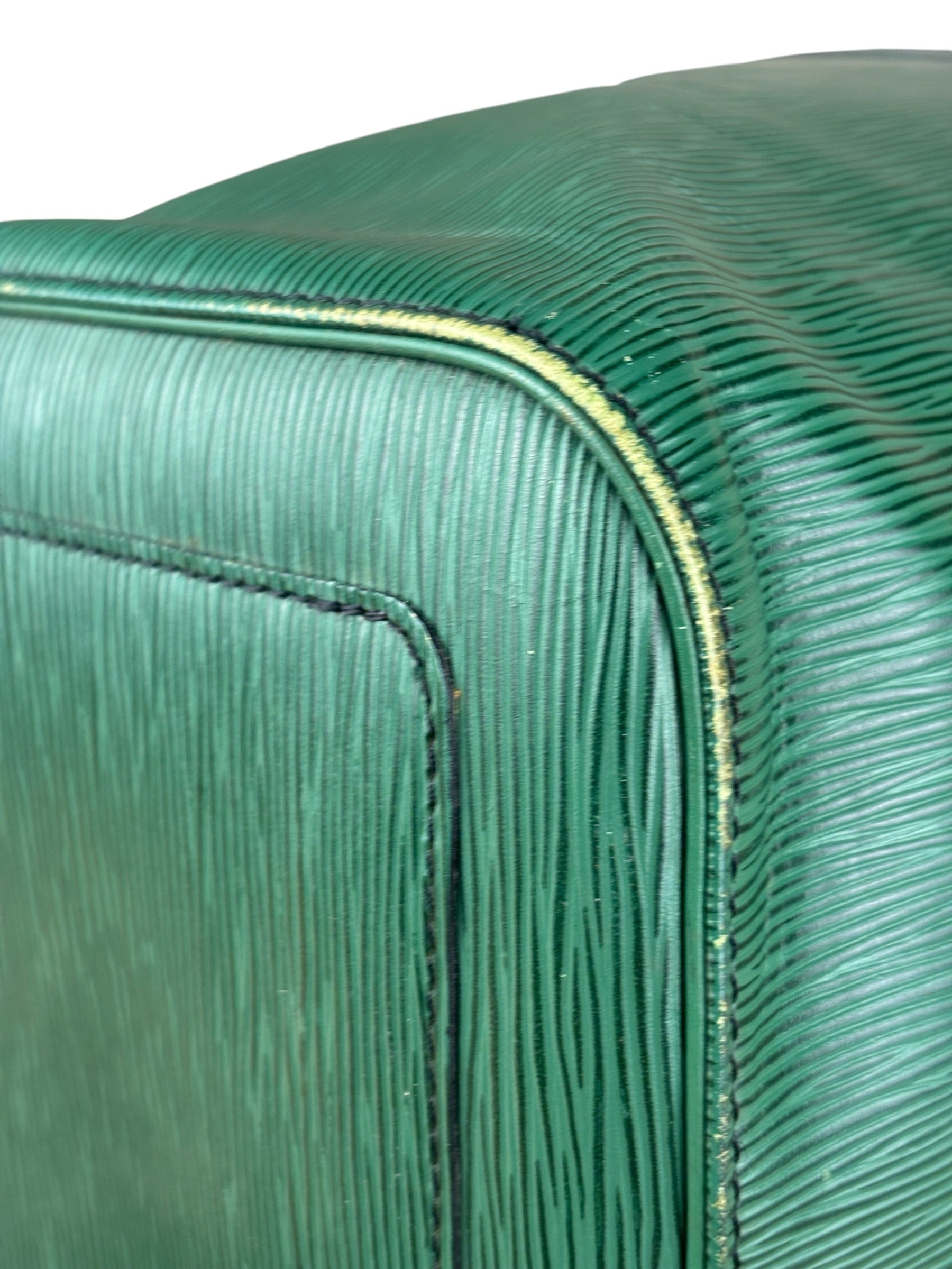 Louis Vuitton Vintage Borneo Green Epi Keepall Bag
