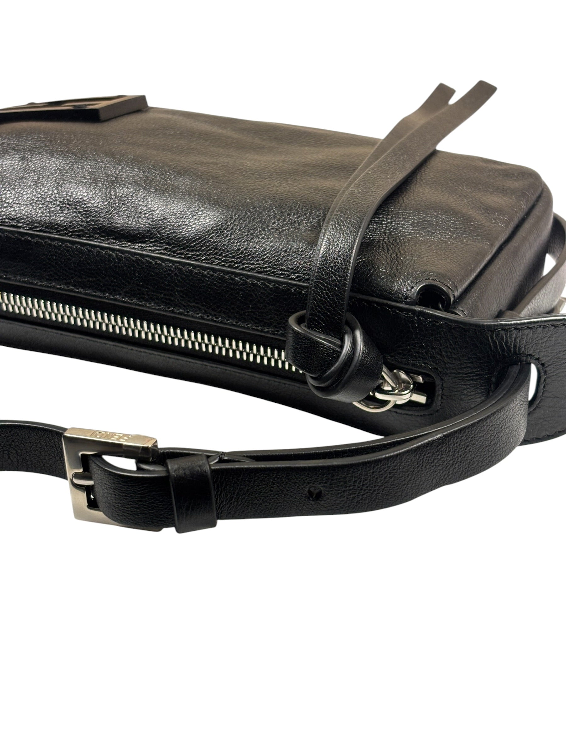 Fendi Black Leather/Suede Simply Pochette
