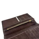 Coach Brown Leather Long Wallet