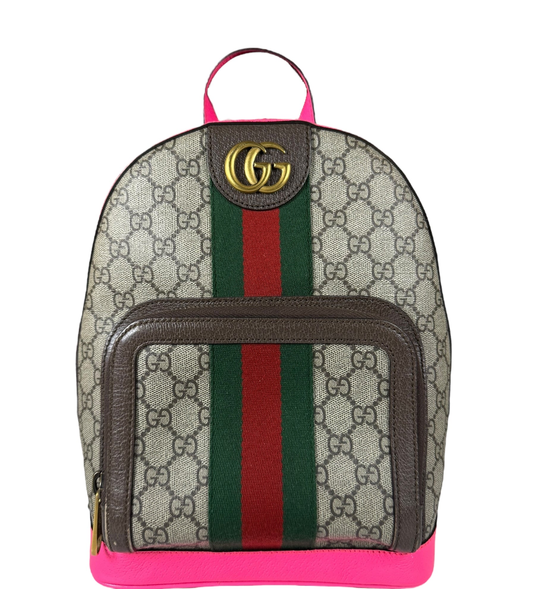 Gucci GG Ophidia Pink Backpack