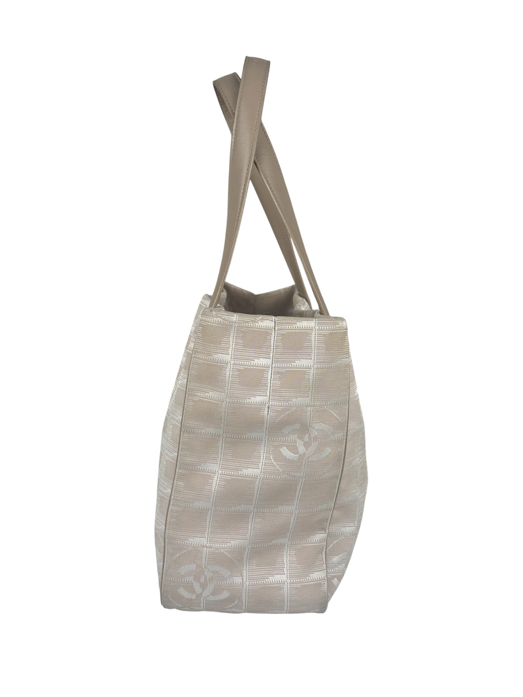 Chanel Beige Travel Line Nylon Shoulder Bag-2003