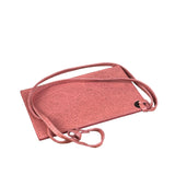 Balenciaga Rose Burbon Leather Large Premier Clutch Bag