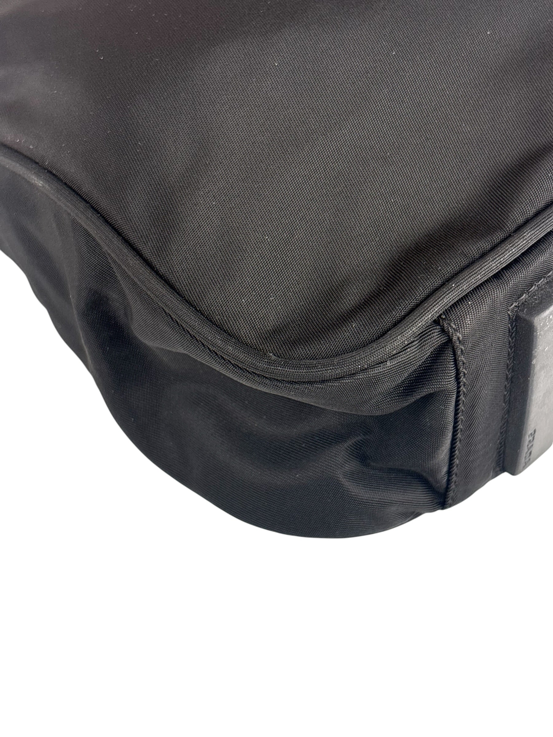 Prada Black Tessuto Nero Nylon Tote/Shoulder Bag