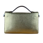 Christian Dior Diorever Gold Leather Clutch Bag