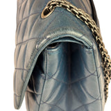 Chanel Blue Reissue 225 Double Flap Bag 1991