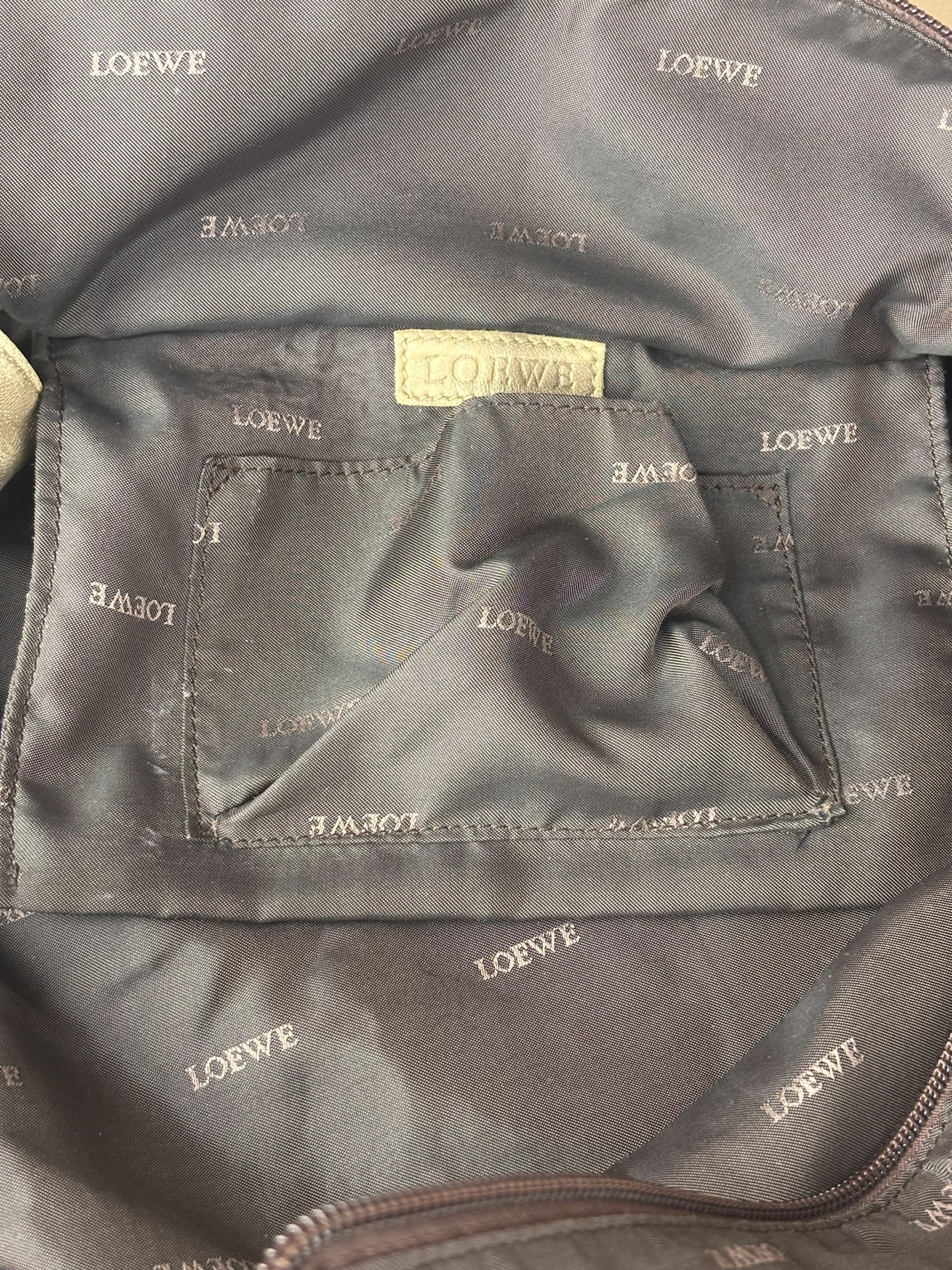 Loewe Metallic Leather Nappa Air Handbag