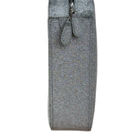Balenciaga Silver GlitterLeather Triangle Two-Way Bag