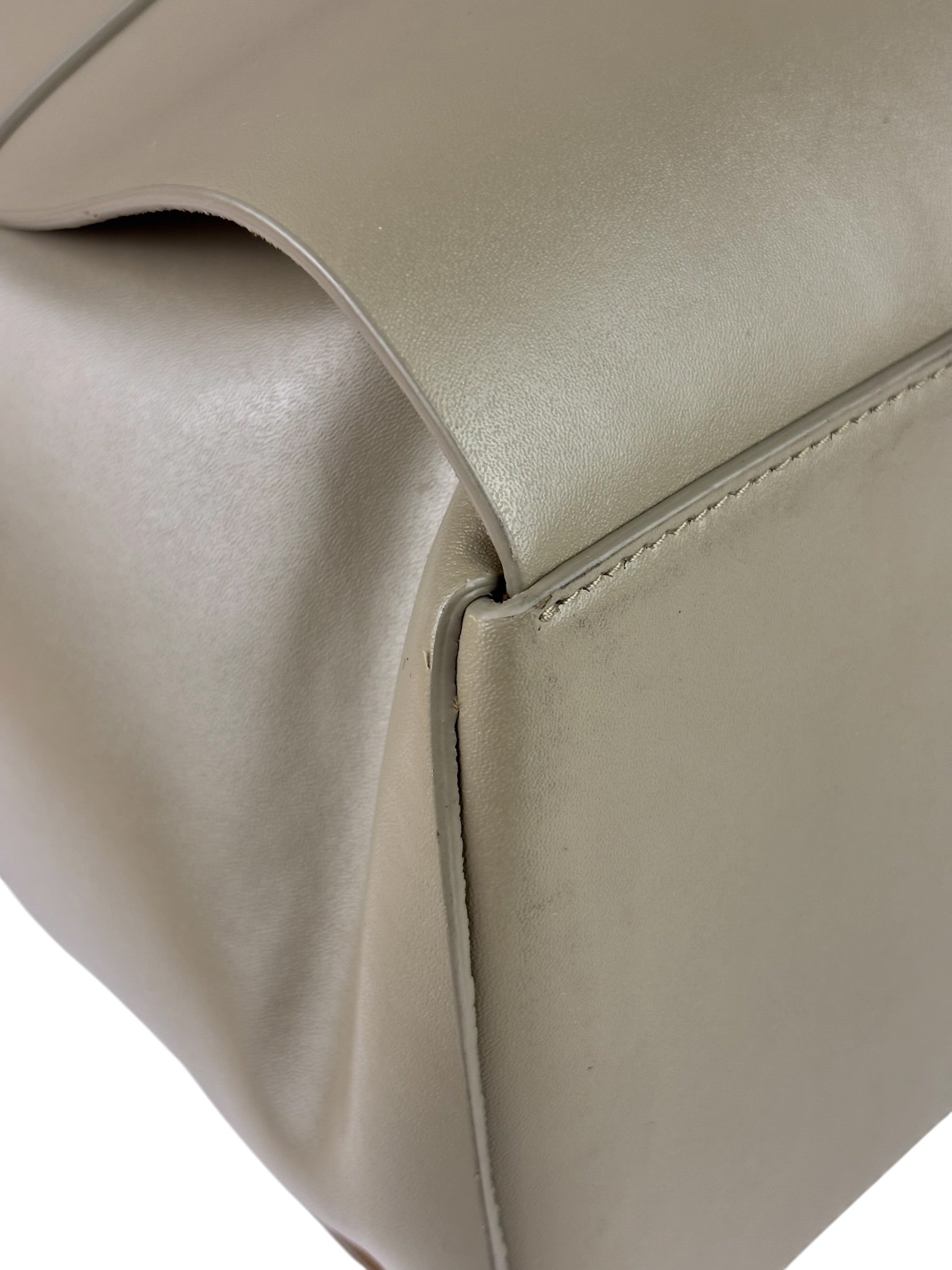 Bottega Veneta Olive Green Leather Intrecciato Arco Two-Way Bag