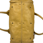 Chloe Yellow Leather Paddington Shoulder Bag