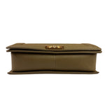 Chanel Olive Green Quilted Caviar Boy Flap Bag 2017