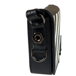 Off-White Black/White Leather Binder Clip Crossbody Bag