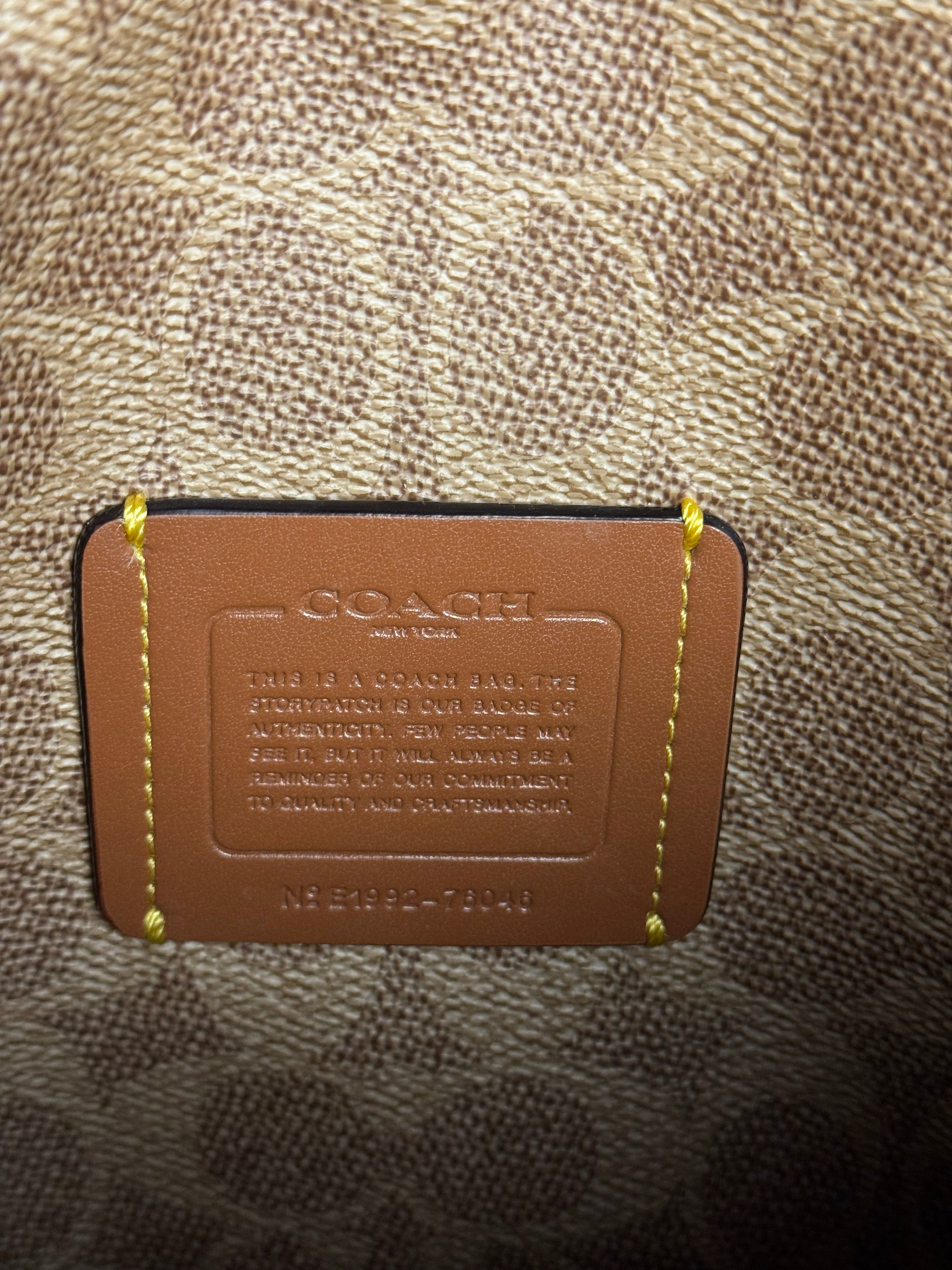 Coach Leather Messenger Bag