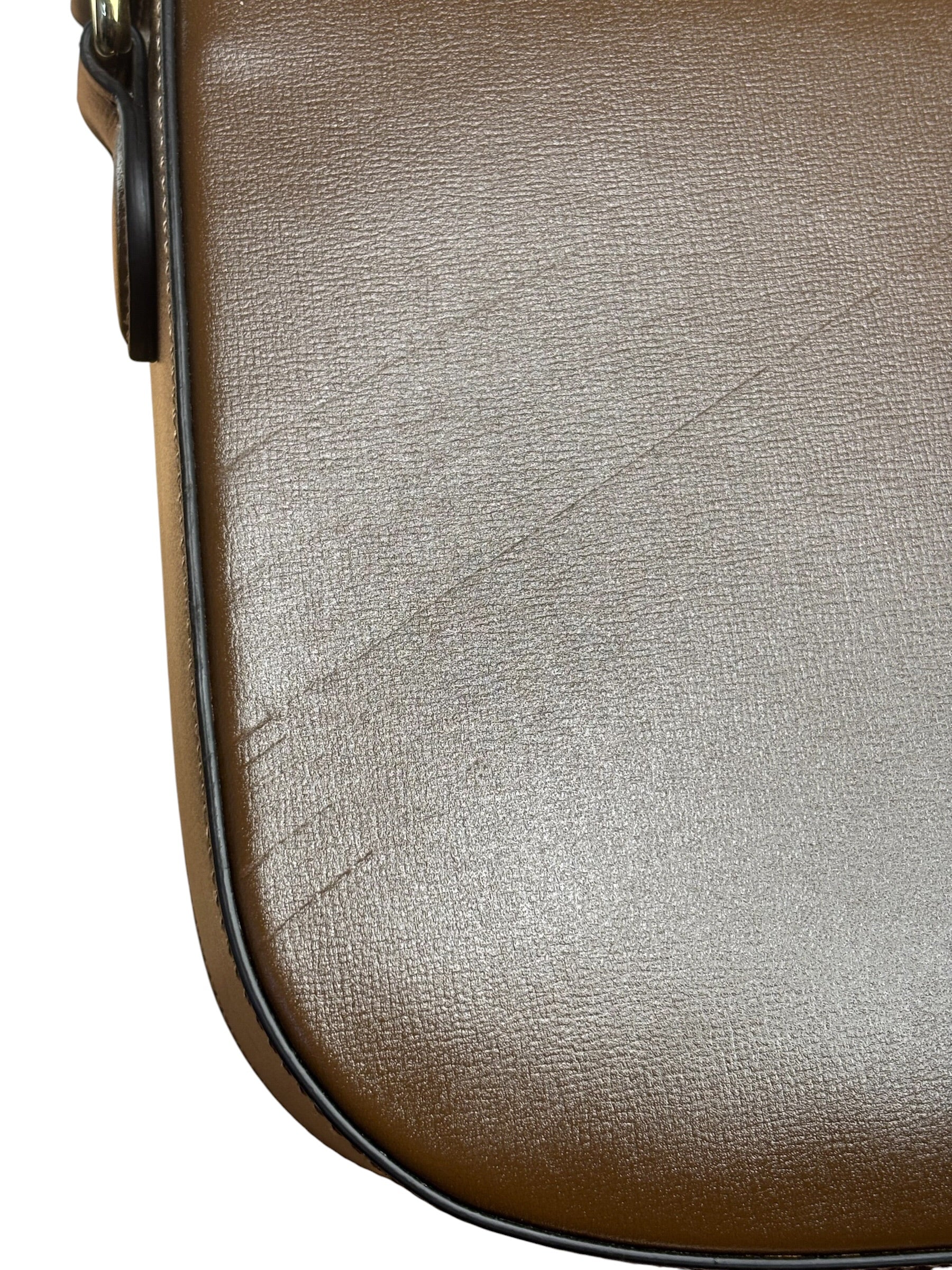 Gucci Tan Brown 1955 Horsebit Shoulder Bag