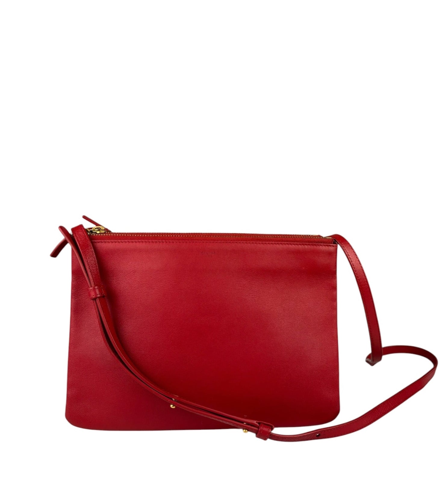 Celine Red Leather The Row 90's Shoulder Bag