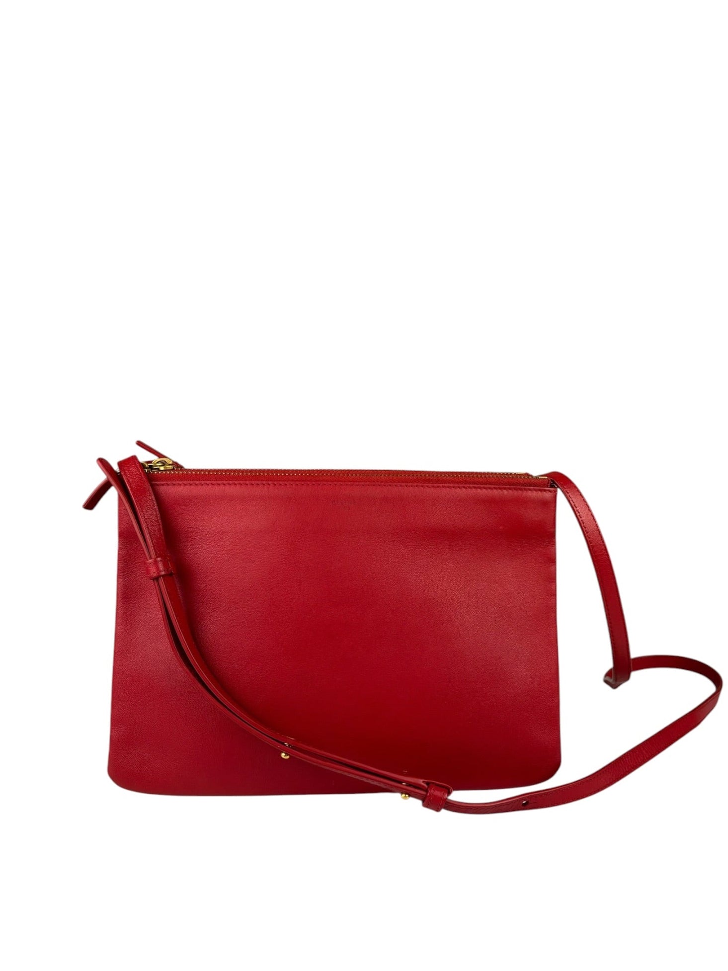 Celine Red Leather The Row 90's Shoulder Bag