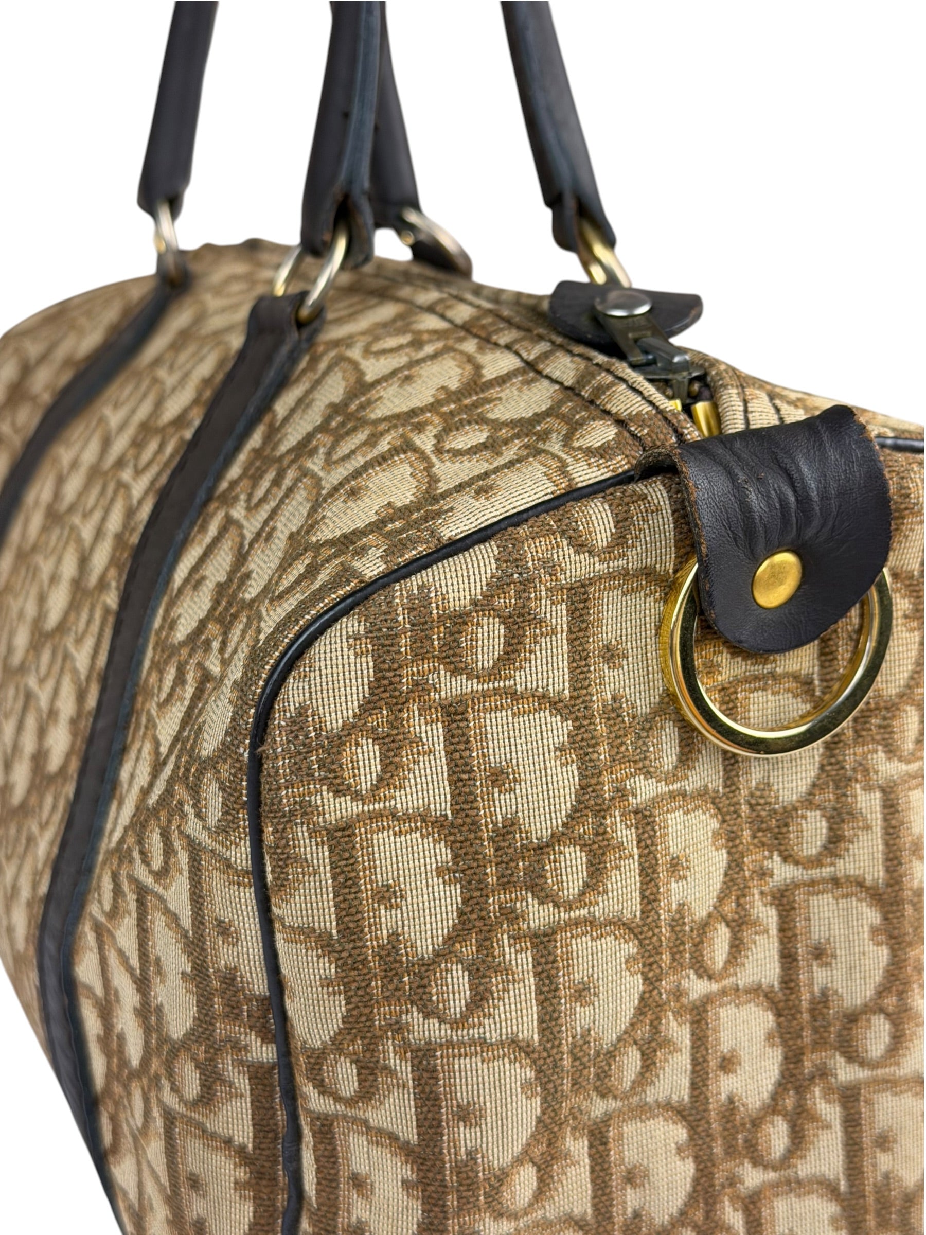 Christian Dior Vintage Brown Trotter Handbag