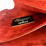 Chanel Black Patent Chocolate Bar Shoulder Bag '02