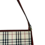 Burberry Vintage House Check Canvas/Leather Shoulder Bag