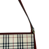 Burberry Vintage House Check Canvas/Leather Shoulder Bag