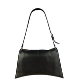 Balenciaga Crush Sling Shoulder Bag Black Leather