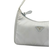Prada Grey Nylon Re-Edition Pochette
