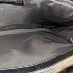 Gucci Vintage Black Leather Shoulder Tote