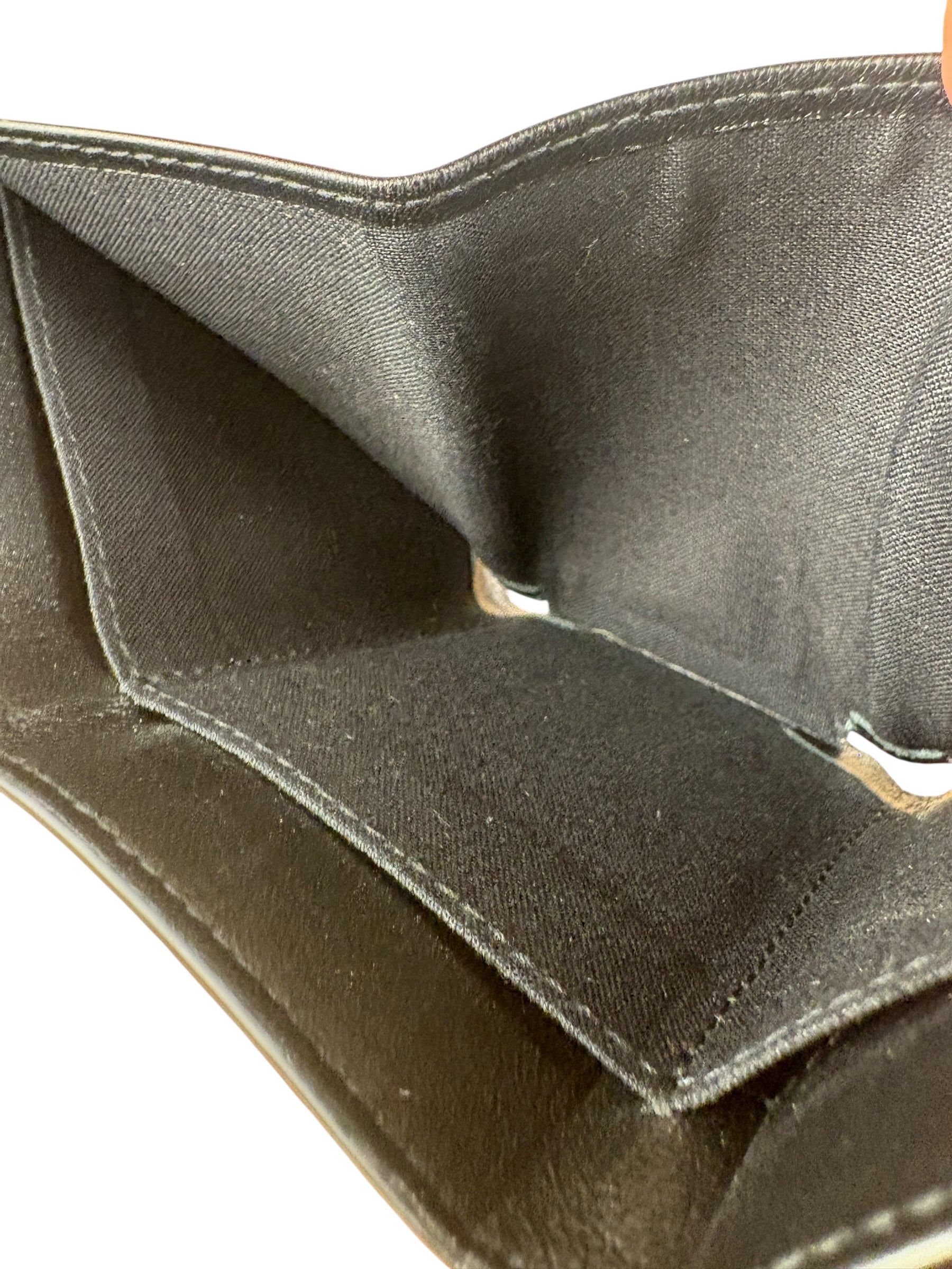 Balenciaga Black Papier Graffiti Trifold Wallet