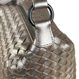 Bottega Veneta Metallic Intrecciato Ciambrino Shoulder Bag