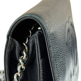 Chanel Black Caviar Flap Wallet On Chain 2013