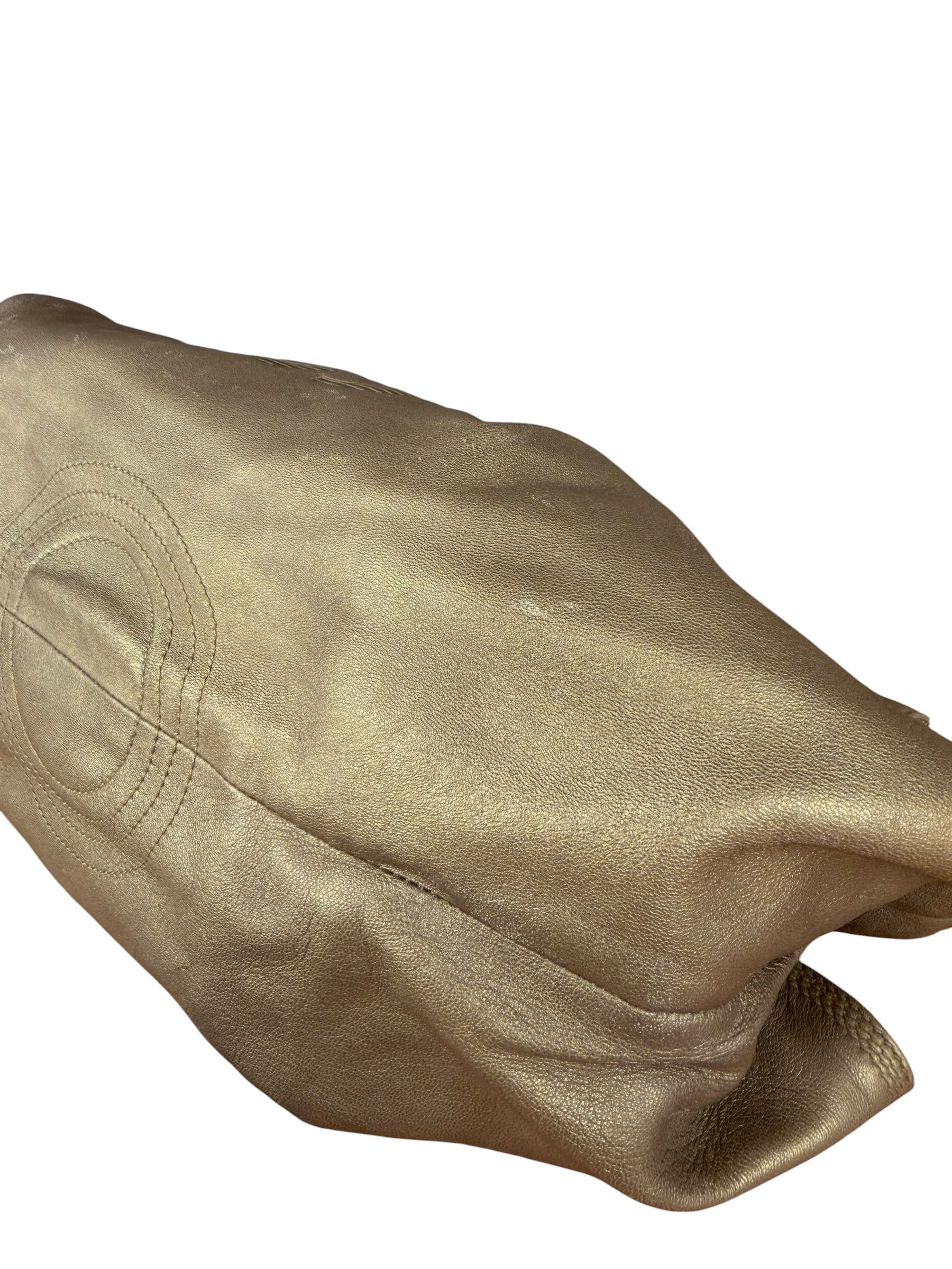 Loewe Vintage Gold Nappa Aire Hobo/Tote Bag
