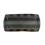 Fendi Vintage Pequin Stripped Mini Boston Bag