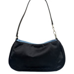 Prada Vintage Satin Black Pochette