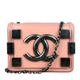 Chanel Pink Mini Boy Brick Chain Flap Bag 2013