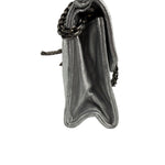 Chanel Vintage Metallic Silver Quilted Tassel Flap Bag 1997