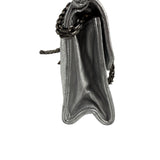 Chanel Vintage Metallic Silver Quilted Tassel Flap Bag 1997