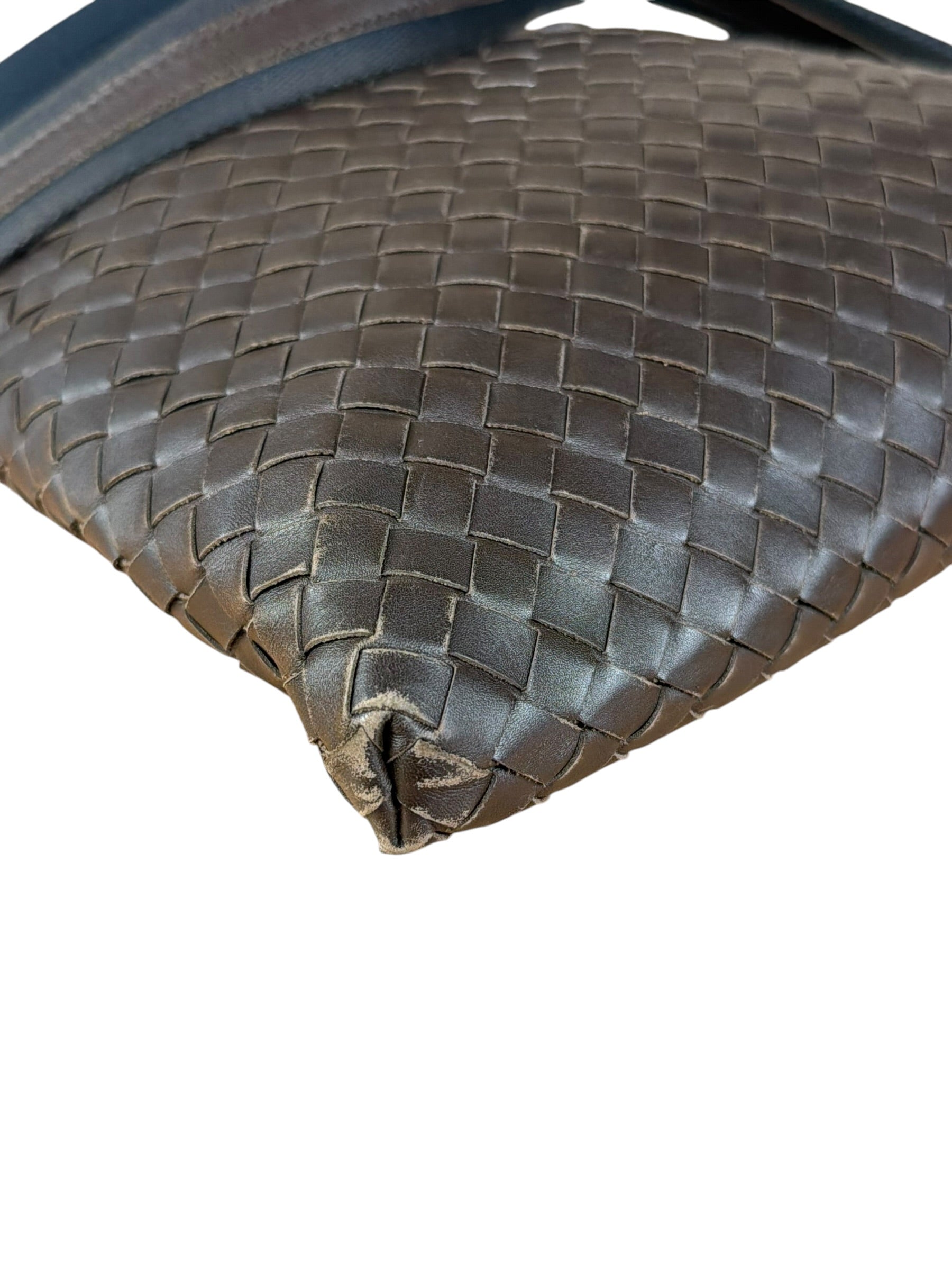 Bottega Veneta Brown Intrecciato Shoulder Bag
