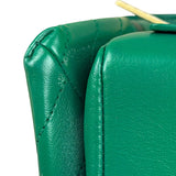 Chanel Green Lambskin Shoulder Bag 2018