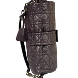 Christian Dior Purple Quilted Leather Flap Bag