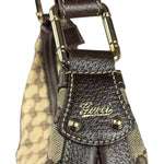 Gucci Brown GG Bamboo Amalfi Hobo Bag