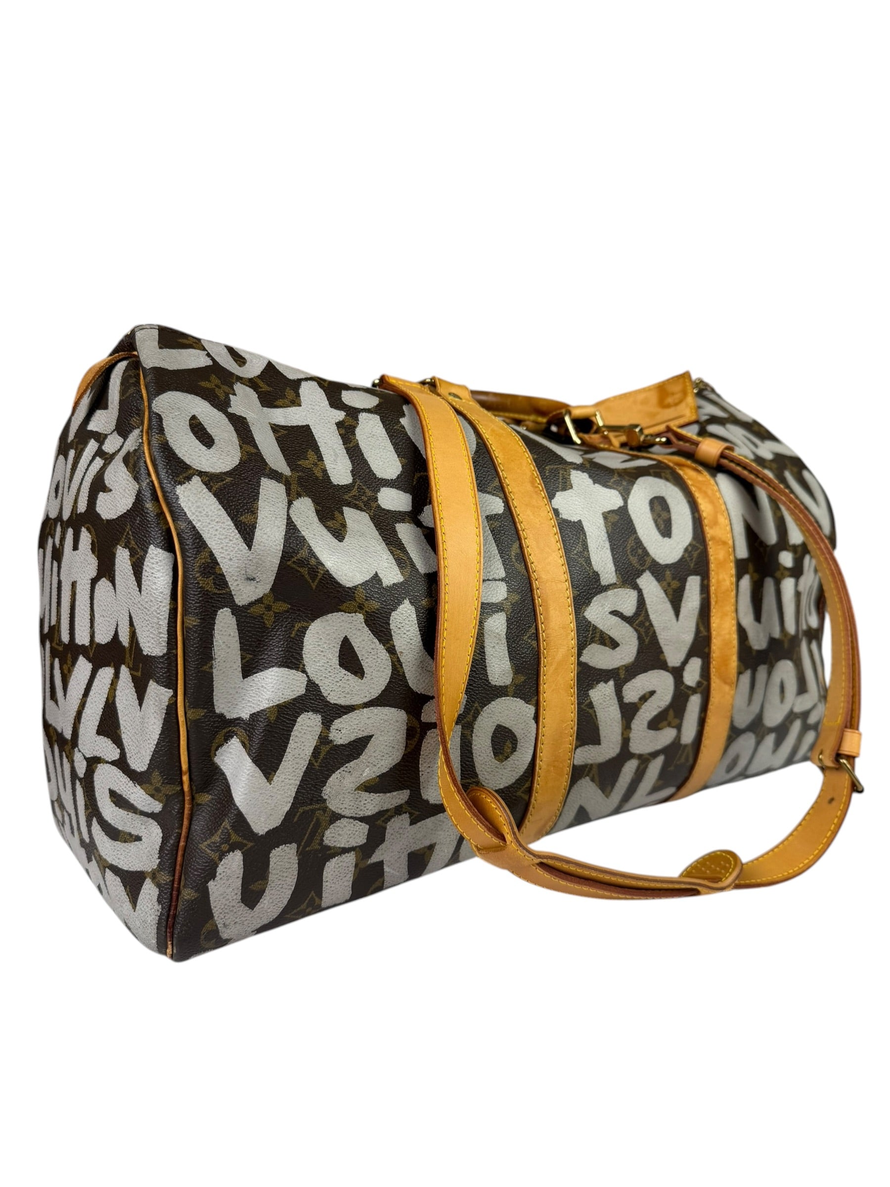 Louis Vuitton x Stephen Sprouse Monogram Graffiti Keepall 50