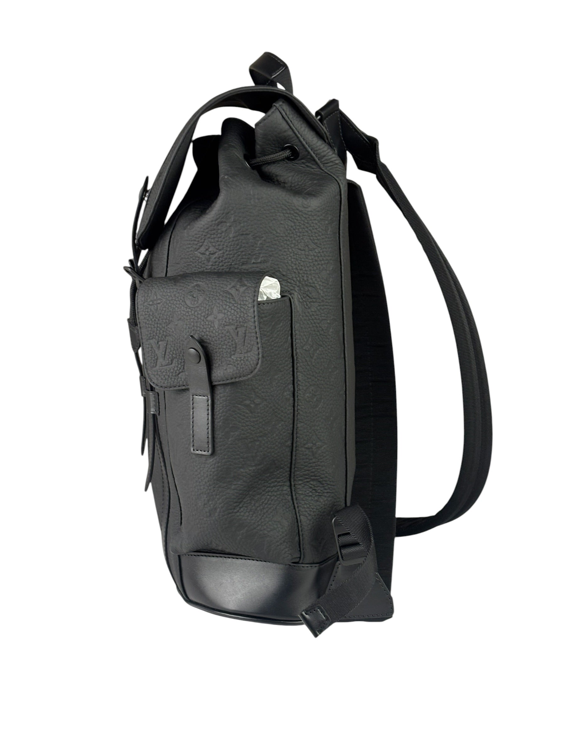 Louis Vuitton Monogram Taurillon Christopher MM Backpack